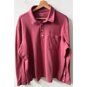 UNTUCKit long-sleeve polo men's size x-large